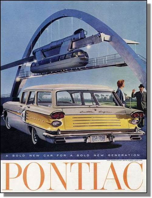 Her is one of the gorgeous Adds launched for the 58 Pontiacs 1958 PONTIAC